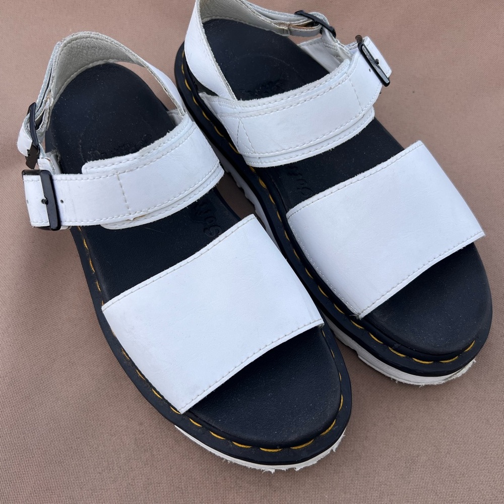 Dr. Martens Voss White Sandals